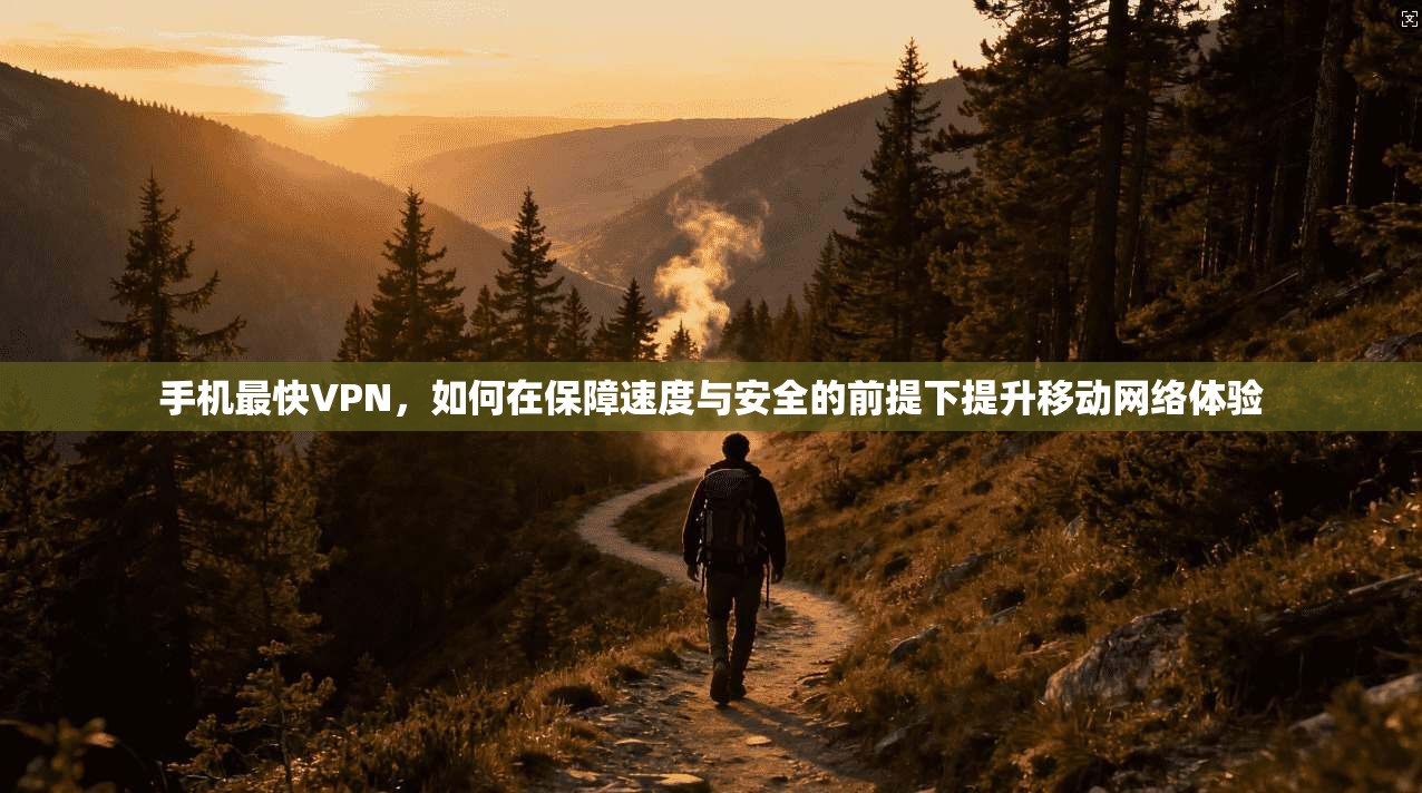 手机最快VPN，如何在保障速度与安全的前提下提升移动网络体验