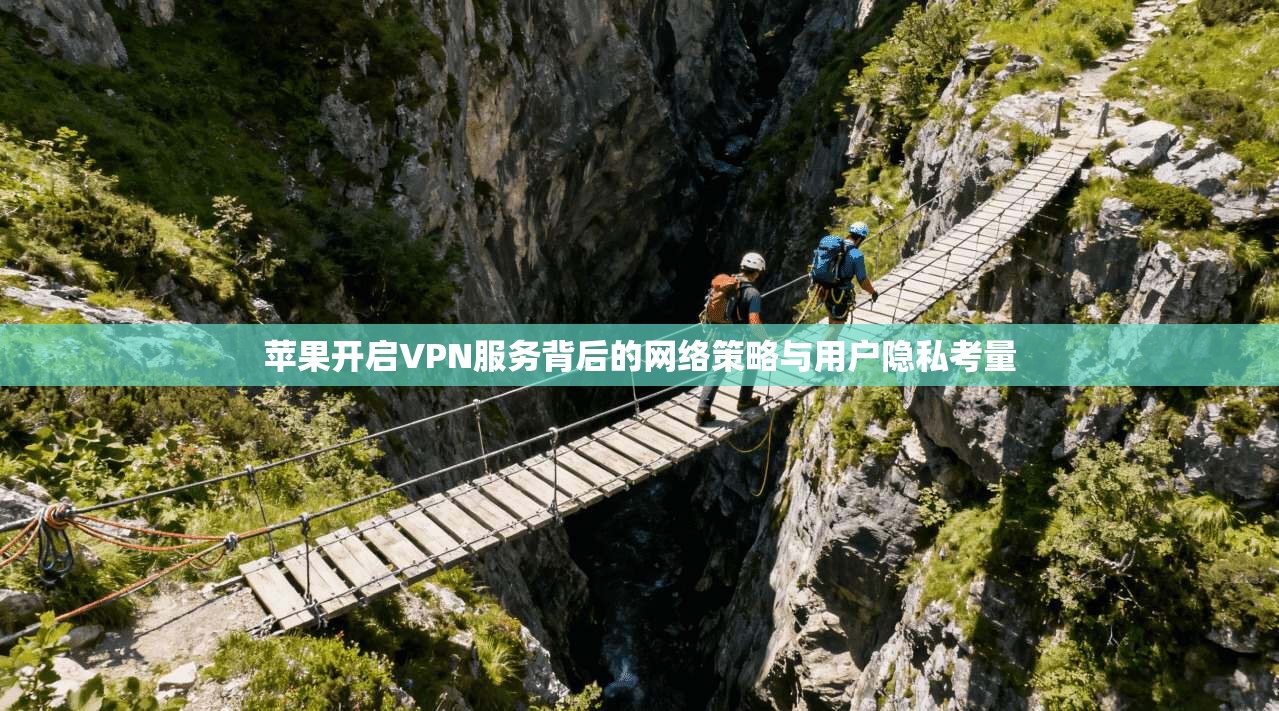 苹果开启VPN服务背后的网络策略与用户隐私考量
