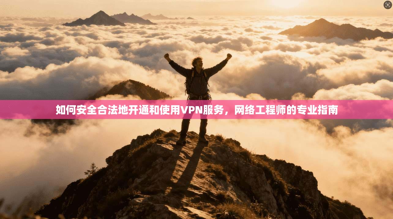 如何安全合法地开通和使用VPN服务，网络工程师的专业指南