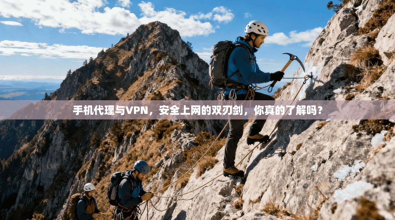 手机代理与VPN，安全上网的双刃剑，你真的了解吗？