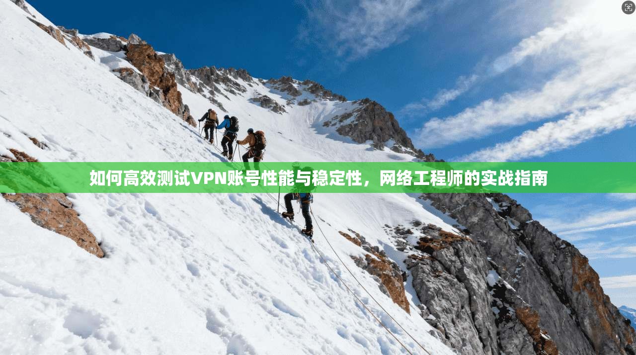 如何高效测试VPN账号性能与稳定性，网络工程师的实战指南