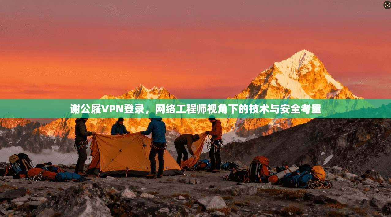谢公屐VPN登录，网络工程师视角下的技术与安全考量