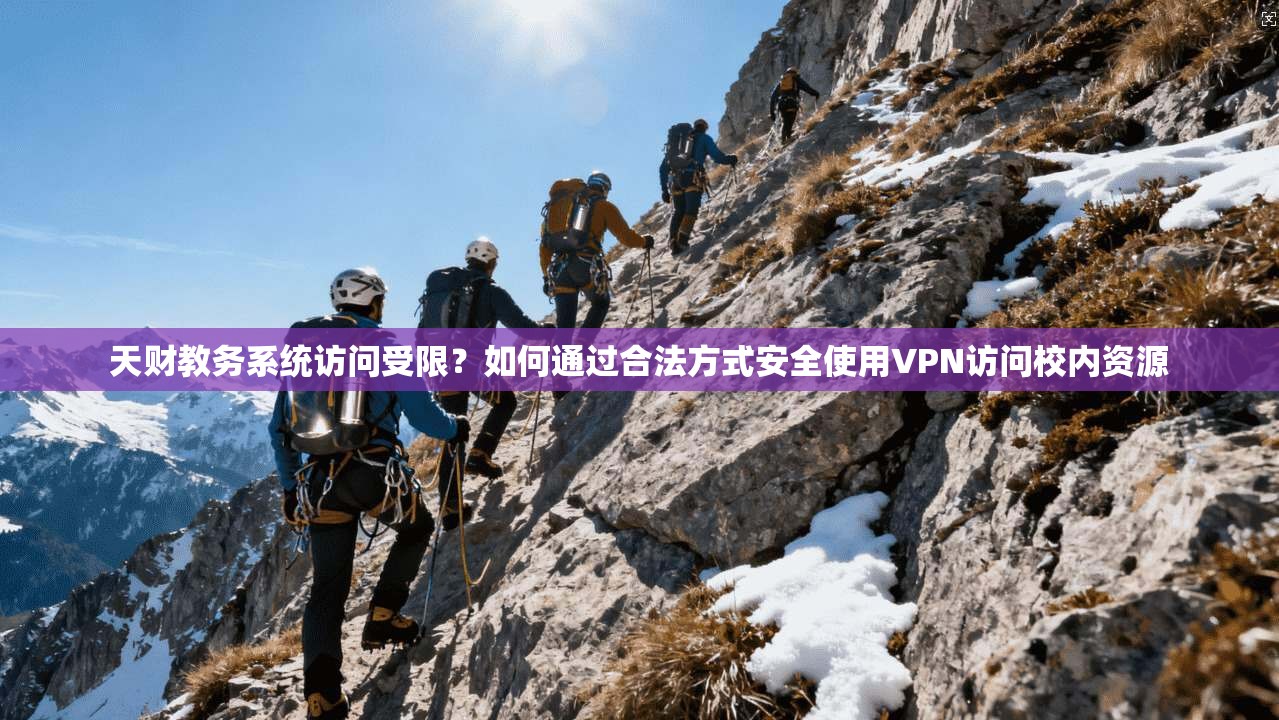 天财教务系统访问受限？如何通过合法方式安全使用VPN访问校内资源