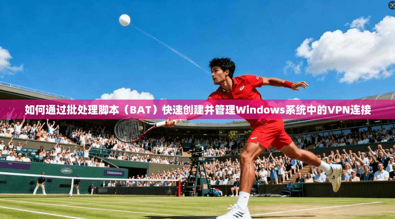 如何通过批处理脚本(BAT)快速创建并管理Windows系统中的VPN连接