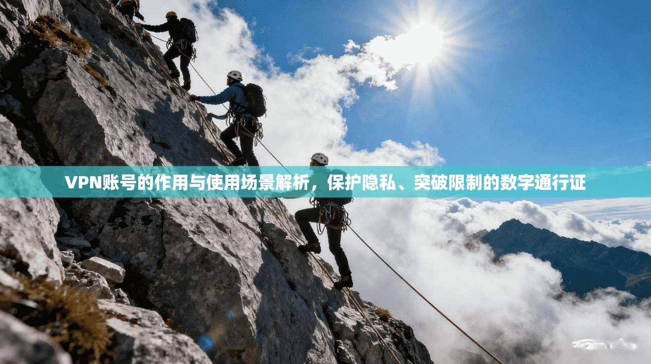 VPN账号的作用与使用场景解析，保护隐私、突破限制的数字通行证