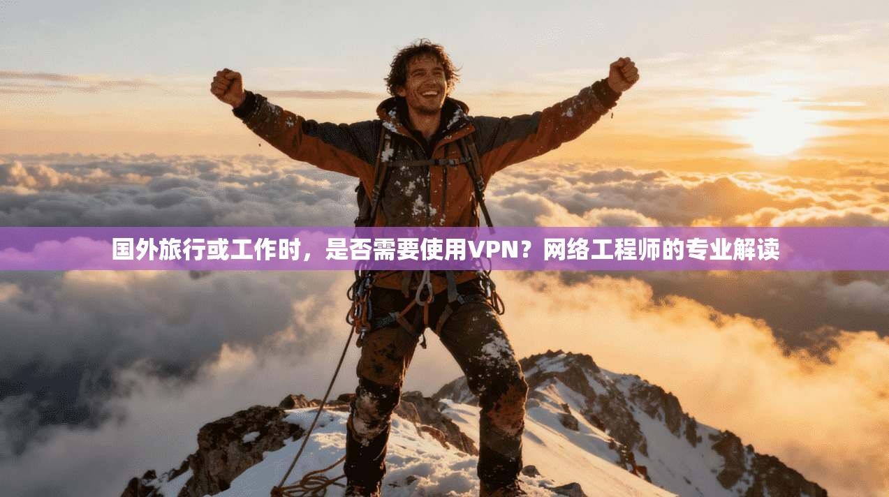 国外旅行或工作时，是否需要使用VPN？网络工程师的专业解读