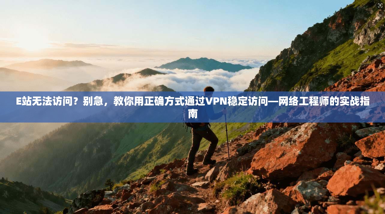 E站无法访问？别急，教你用正确方式通过VPN稳定访问—网络工程师的实战指南