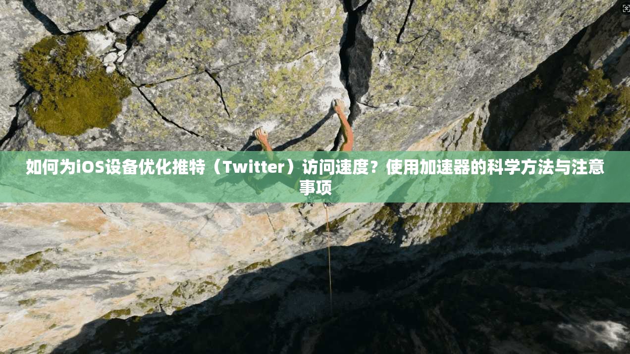 如何为iOS设备优化推特（Twitter）访问速度？使用加速器的科学方法与注意事项