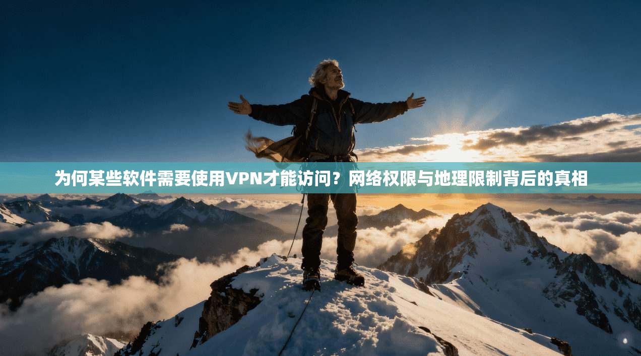 为何某些软件需要使用VPN才能访问？网络权限与地理限制背后的真相