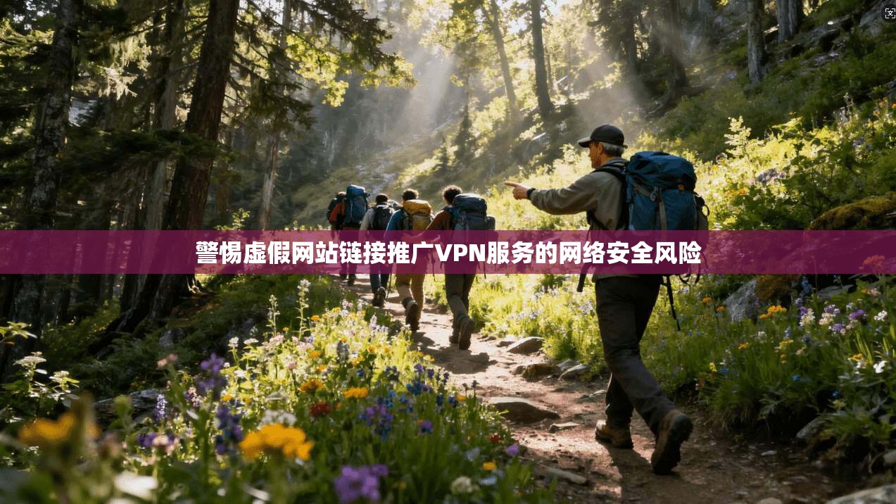 警惕虚假网站链接推广VPN服务的网络安全风险