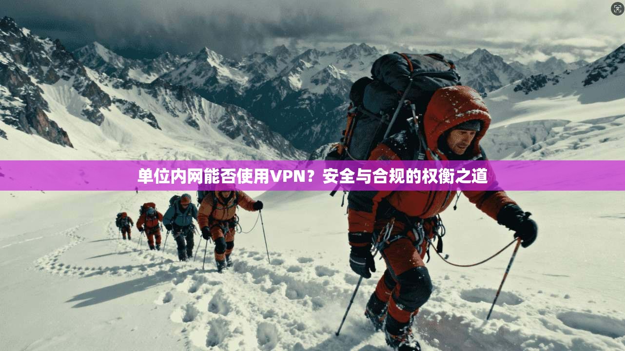 单位内网能否使用VPN?安全与合规的权衡之道