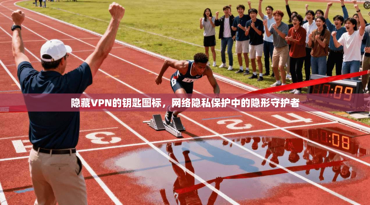 隐藏VPN的钥匙图标，网络隐私保护中的隐形守护者