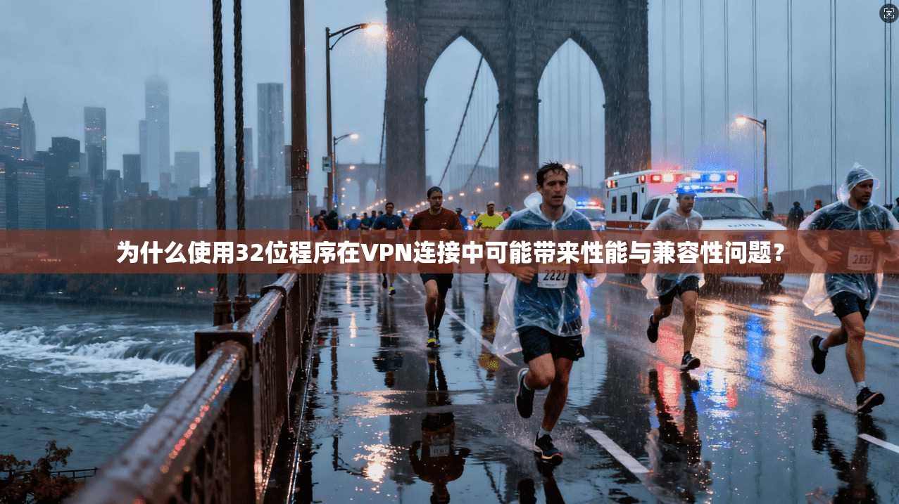 为什么使用32位程序在VPN连接中可能带来性能与兼容性问题?