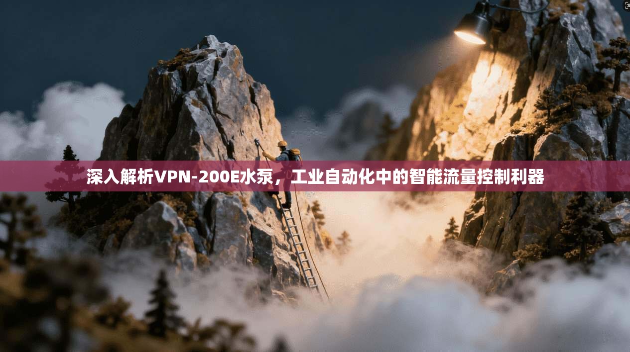 深入解析VPN-200E水泵，工业自动化中的智能流量控制利器