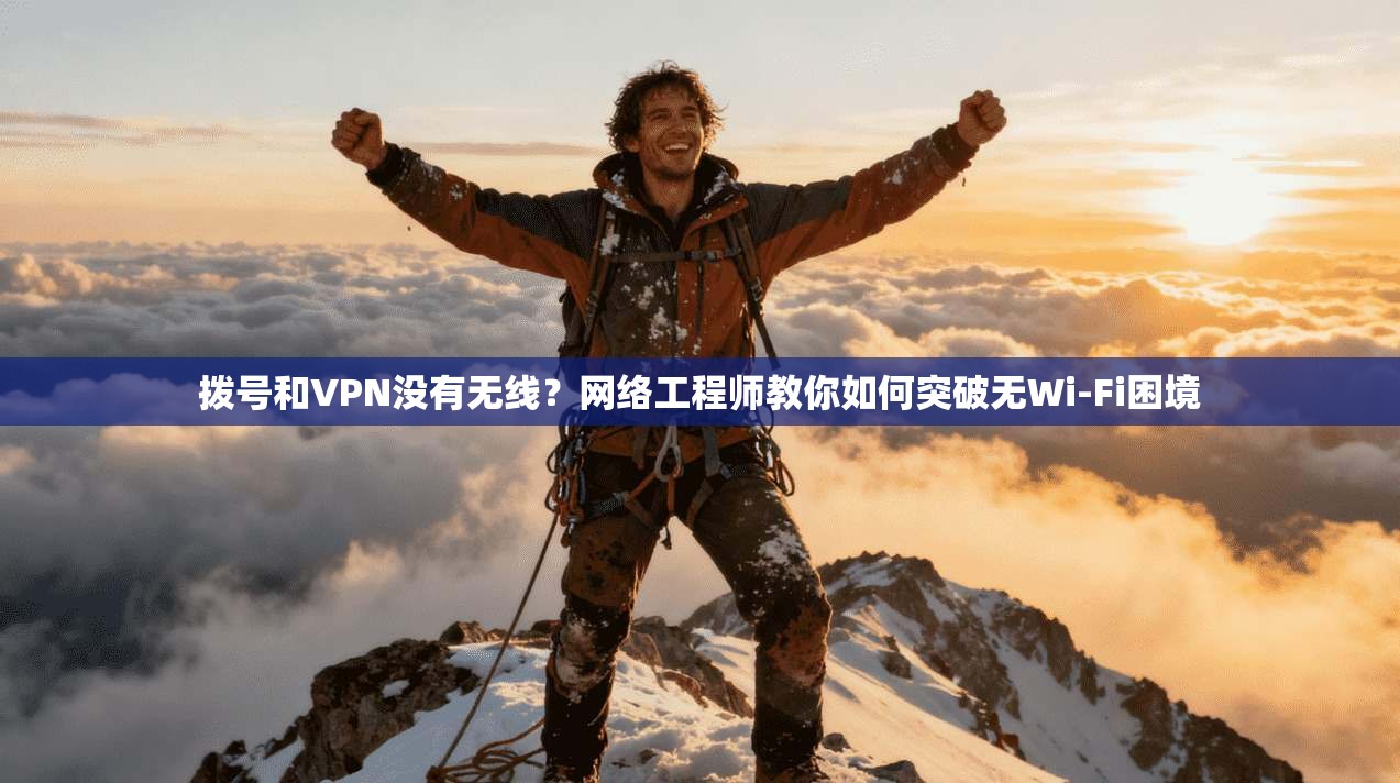 拨号和VPN没有无线?网络工程师教你如何突破无Wi-Fi困境