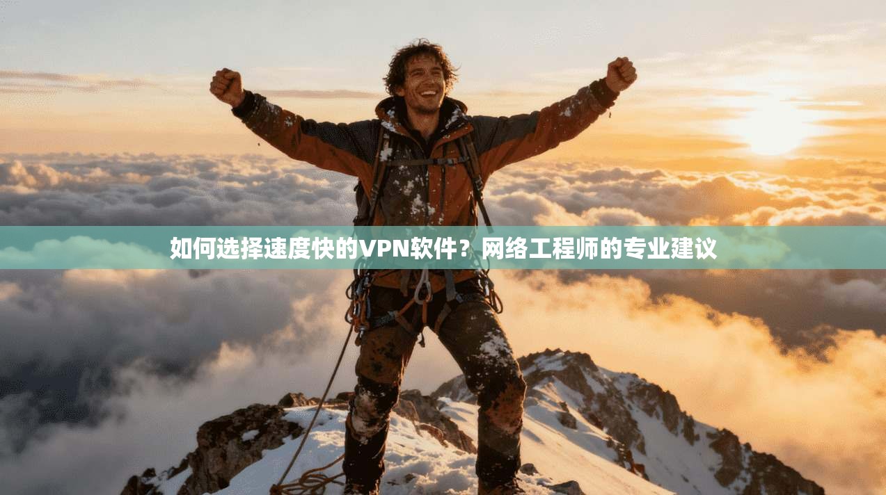 如何选择速度快的VPN软件？网络工程师的专业建议