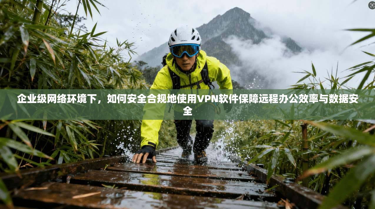 企业级网络环境下,如何安全合规地使用VPN软件保障远程办公效率与数据安全