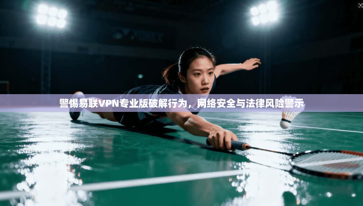 警惕易联VPN专业版破解行为，网络安全与法律风险警示