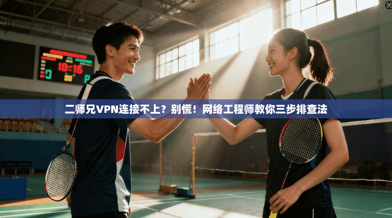 二师兄VPN连接不上?别慌!网络工程师教你三步排查法