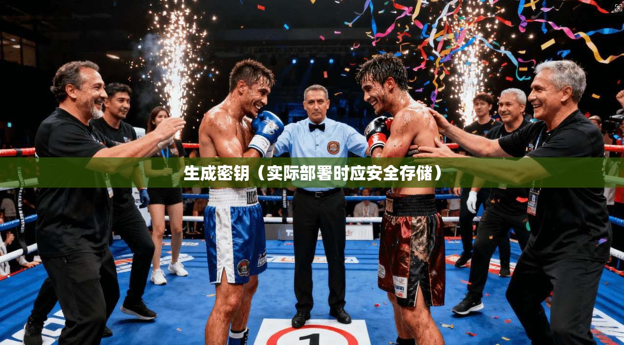 生成密钥（实际部署时应安全存储）
