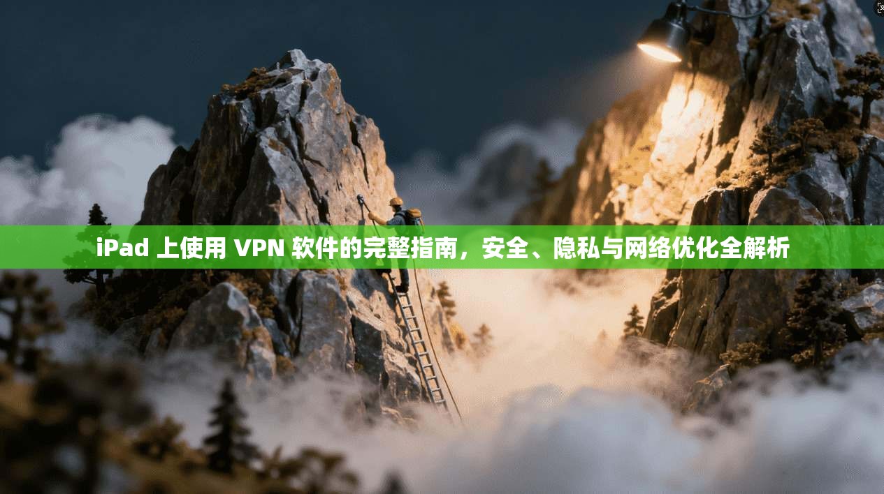 iPad 上使用 VPN 软件的完整指南，安全、隐私与网络优化全解析