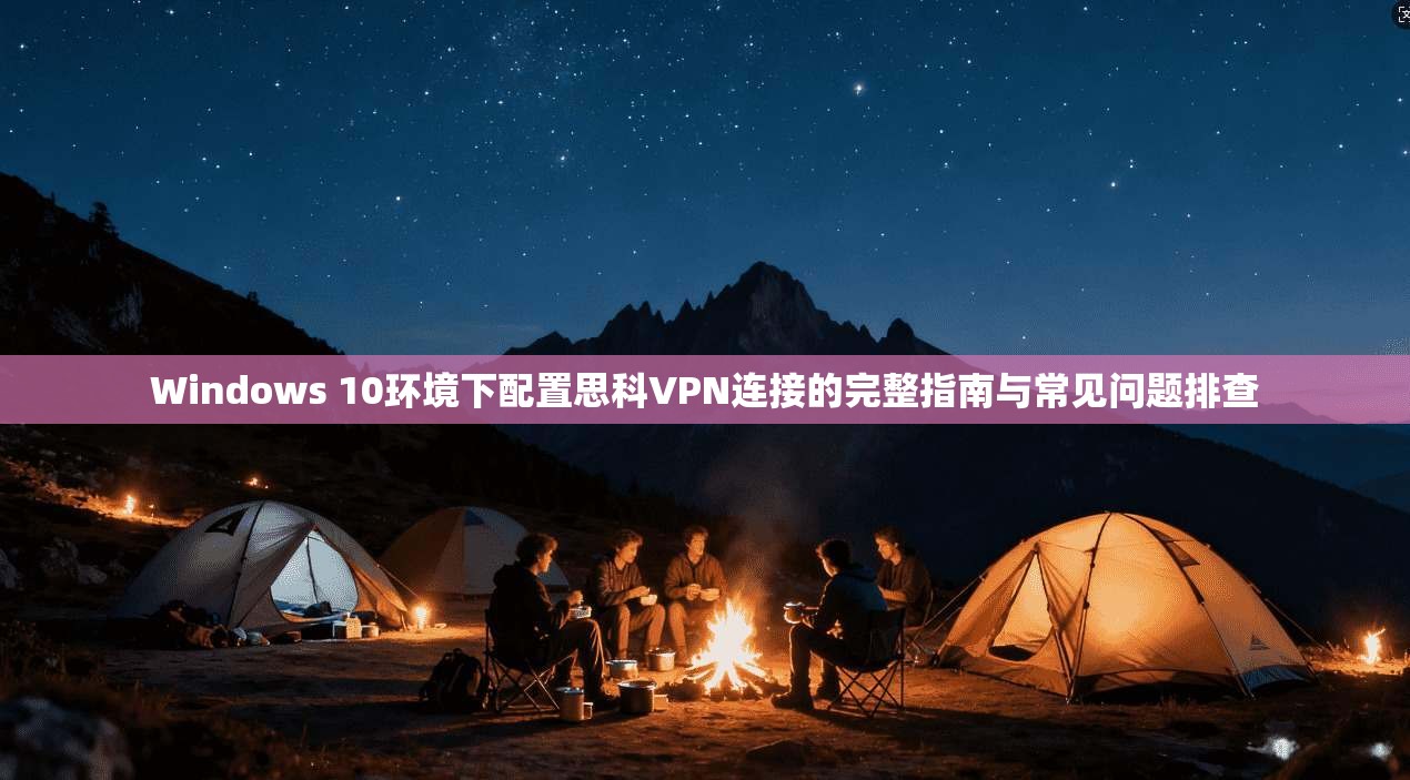 Windows 10环境下配置思科VPN连接的完整指南与常见问题排查
